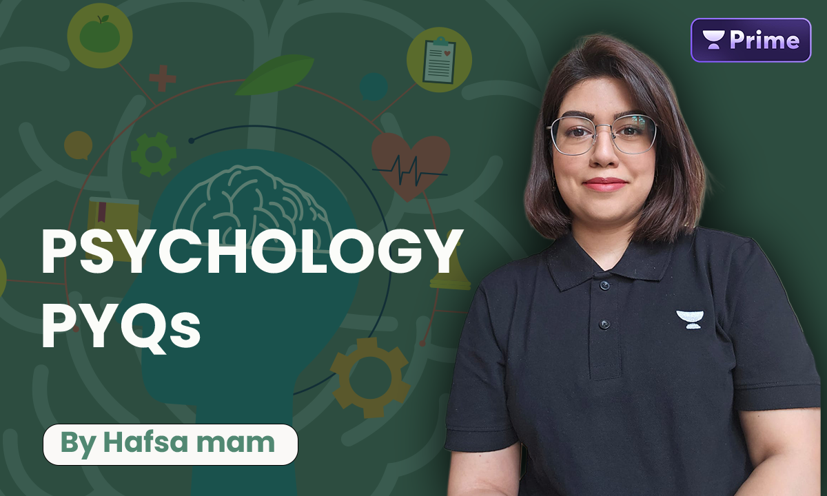 NET NTA Psychology PYQs