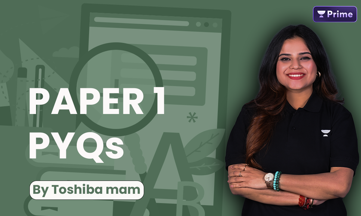 NET NTA Paper 1 PYQs