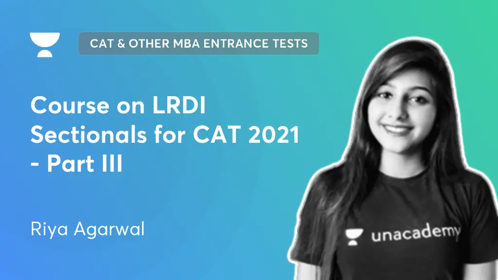 CAT & Other MBA Entrance Tests Course on LRDI Sectionals for CAT 2021