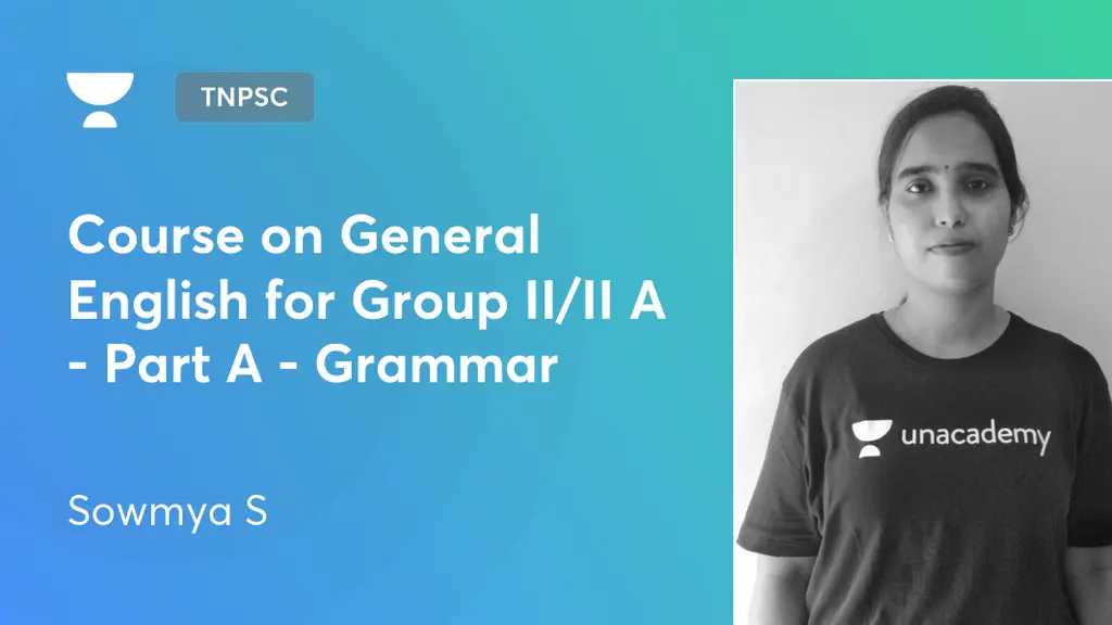 TNPSC - Course on General English for Group II/II A - Part A - Grammar ...