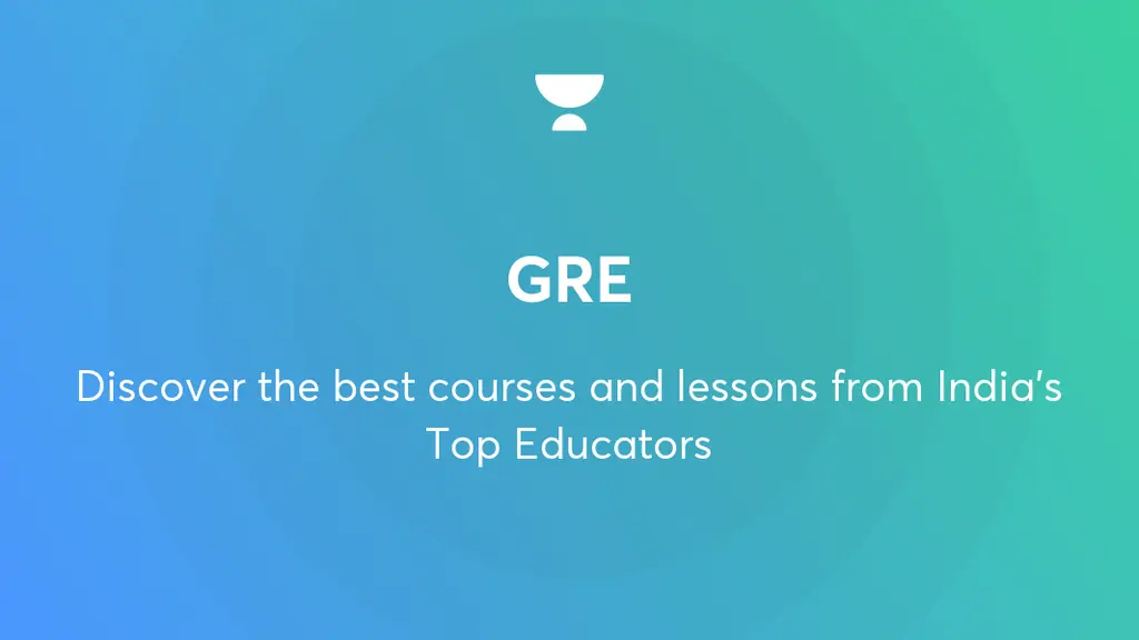 Free Live Classes | GRE | Unacademy