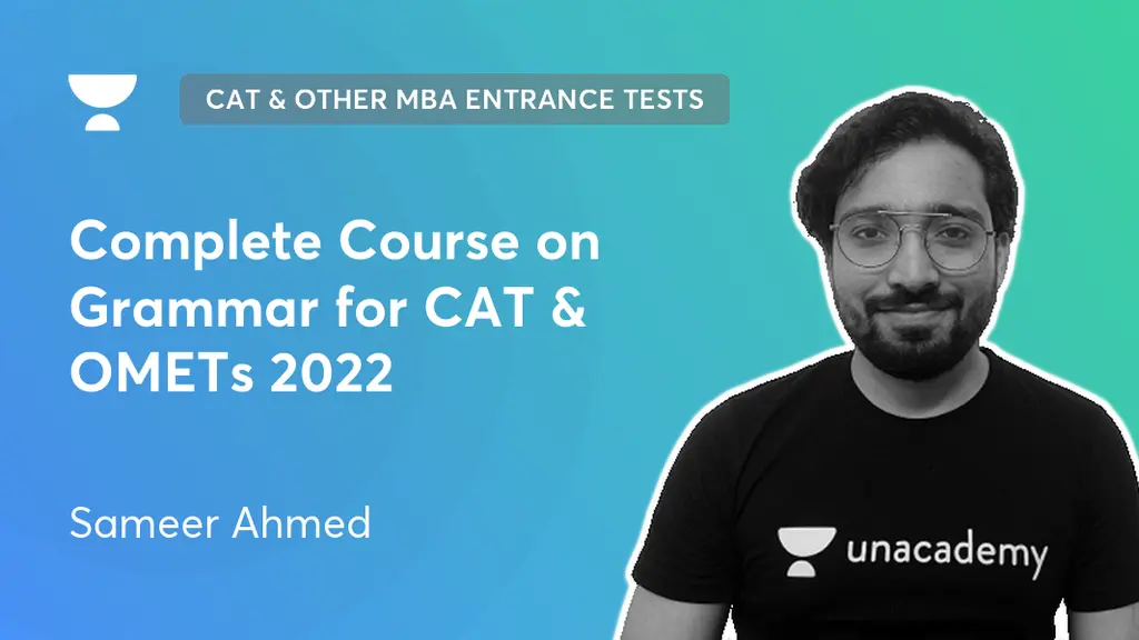 CAT & Other MBA Entrance Tests - Complete Course on Grammar for CAT ...