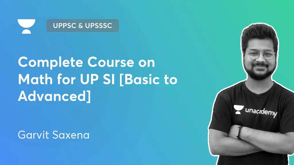 Uttar Pradesh State Exams - Complete Course on Math for UP SI [Basic to ...