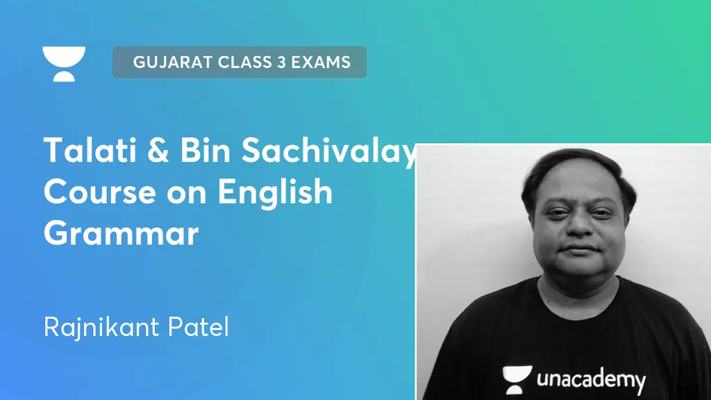 Gujarat Class 3 Exams Talati & Bin Sachivalay Course on English