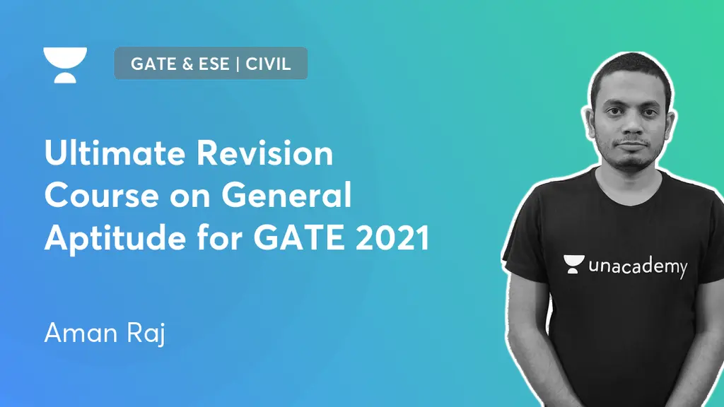 GATE & ESE - Civil - Ultimate Revision Course on General Aptitude for ...