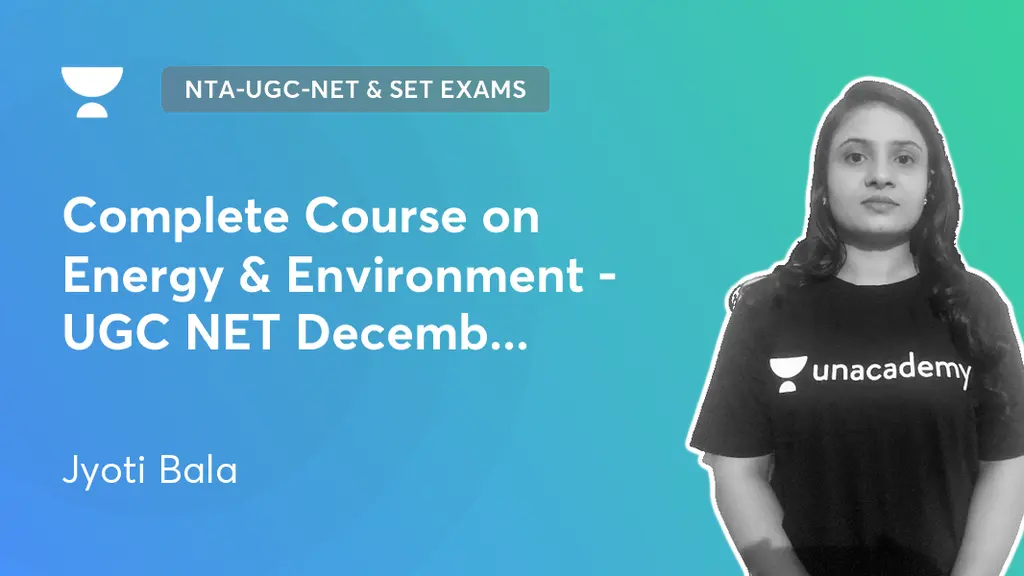 NTA-UGC-NET & SET Exams - Complete Course on Energy & Environment - UGC ...