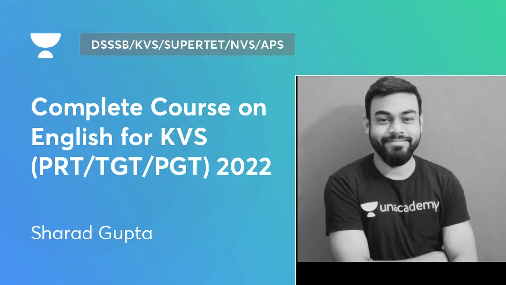 DSSSB/KVS/SuperTET/NVS/APS - Complete Course on English for KVS (PRT ...