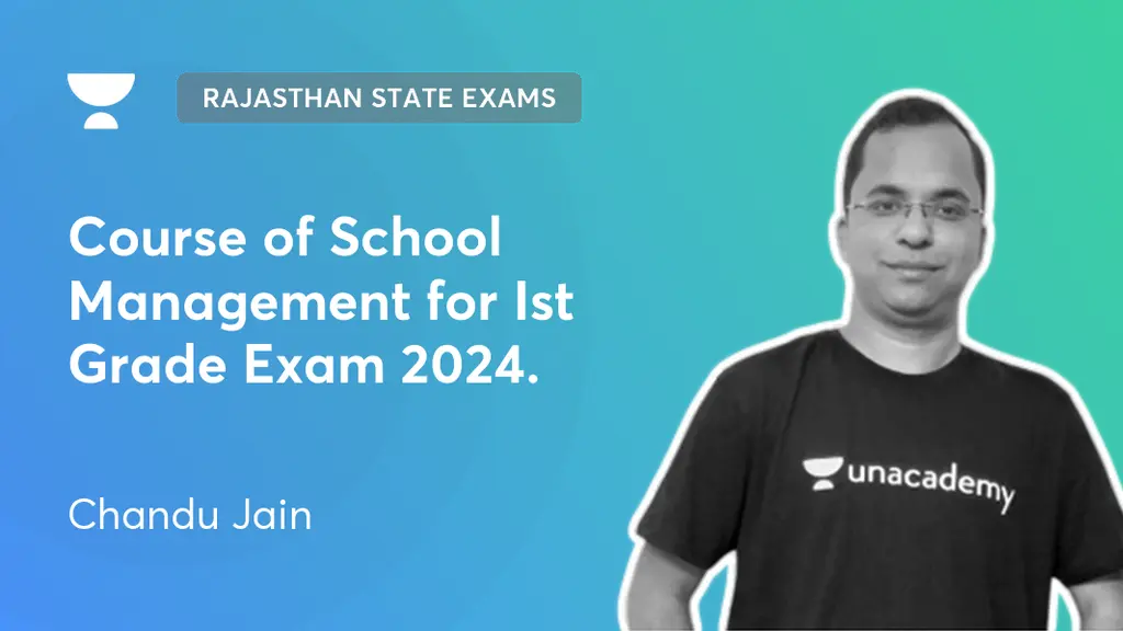 Rajasthan State Exams - Course of School Management for Ist Grade Exam ...