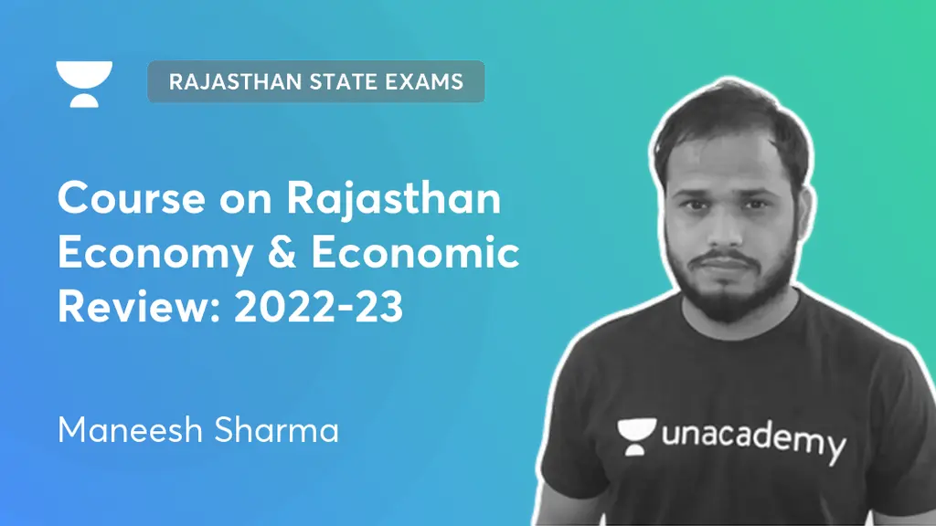 Rajasthan State Exams Course on Rajasthan Economy Economic Review Rajasthan State Exams Course on Rajasthan Economy Economic Review