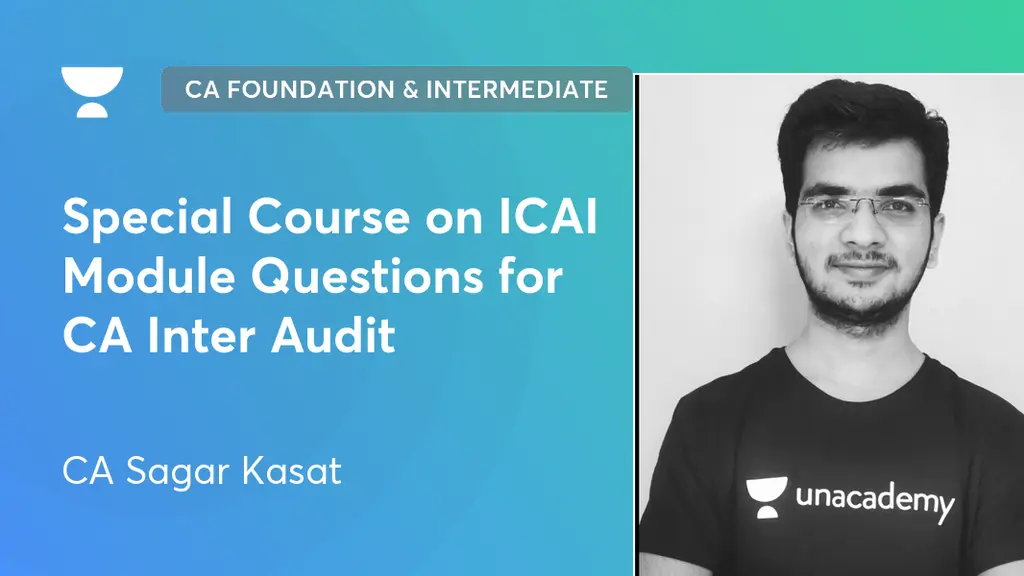CA Foundation - Special Course on ICAI Module Questions for CA Inter ...