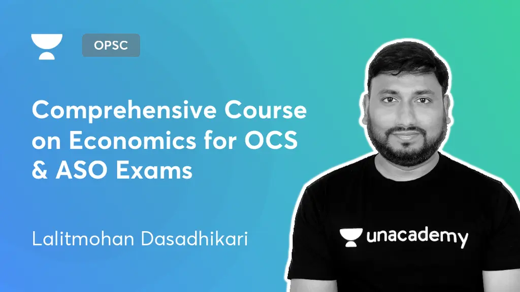 Odisha State Exams - Comprehensive Course on Economics for OCS & ASO ...