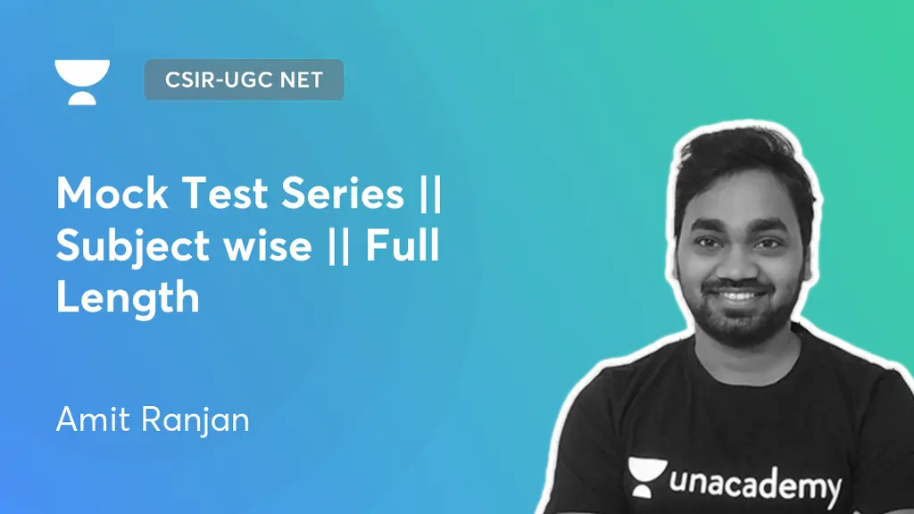 CSIR-UGC NET - Mock Test Series || Subject wise || Full Length by Unacademy