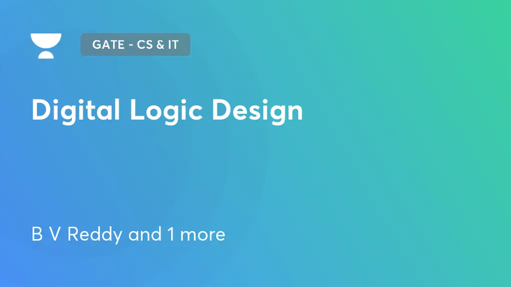 GATE - CSIT, DSAI & Interview Preparation - Digital Logic Design by ...