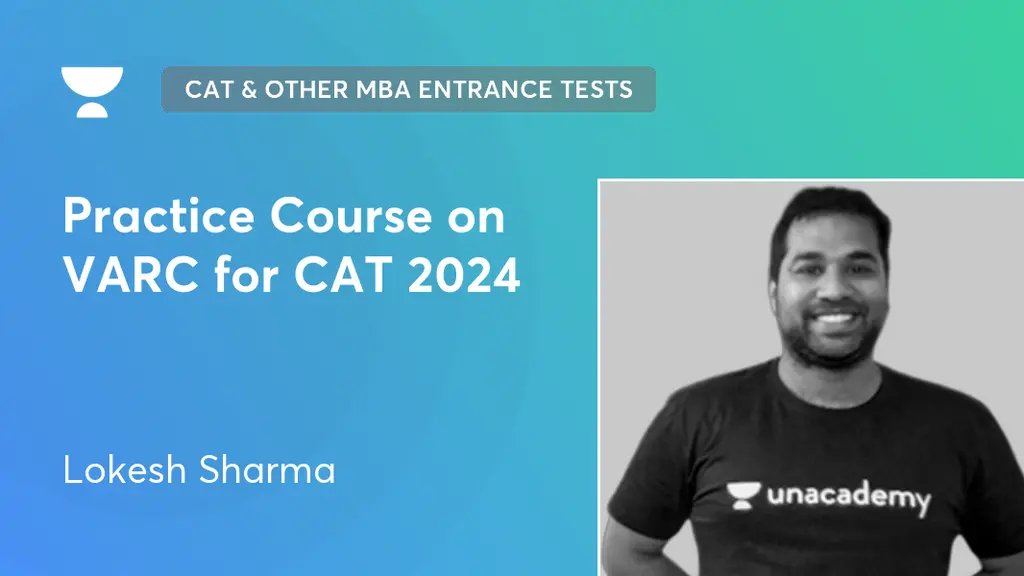 CAT & Other MBA Entrance Tests - Practice Course on VARC for CAT 2024 ...