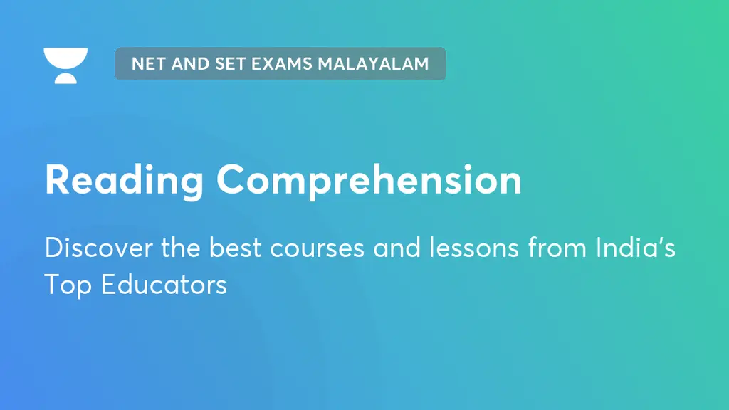 reading-comprehension-dormant-net-and-set-exams-malayalam-unacademy