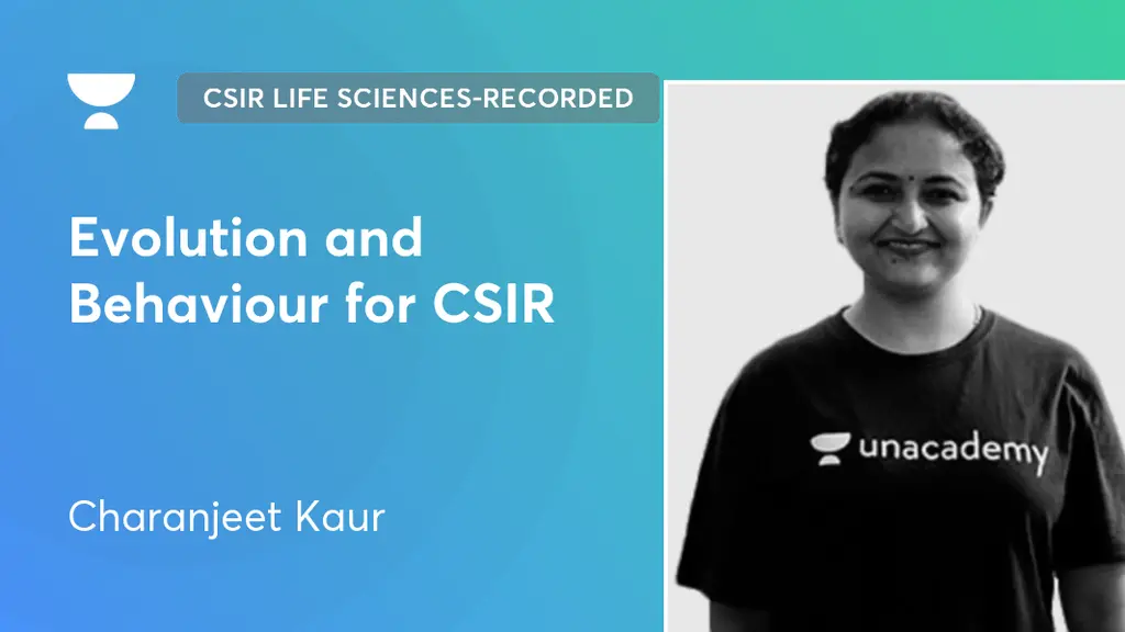 CSIR Life Sciences-Recorded-Dormant - Evolution and Behaviour for CSIR ...