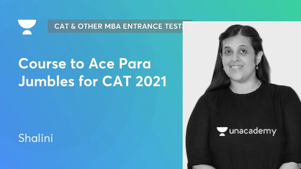 CAT & Other MBA Entrance Tests - Course to Ace Para Jumbles for CAT ...