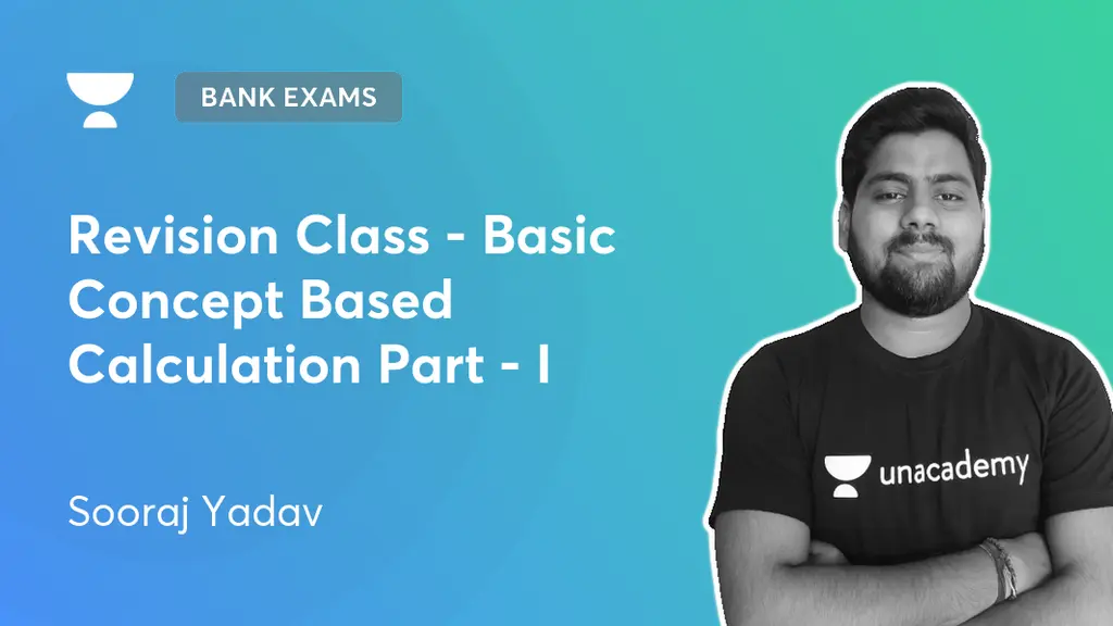 Bank Exams - Revision Class - Basic Concept Based Calculation Part - I ...