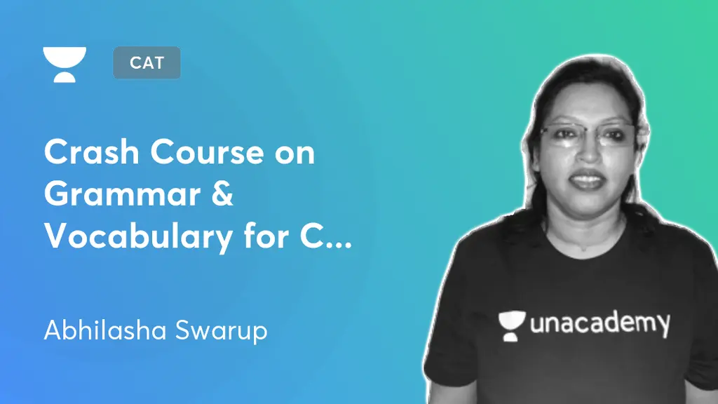 CAT & Other MBA Entrance Tests - Crash Course on Grammar & Vocabulary ...