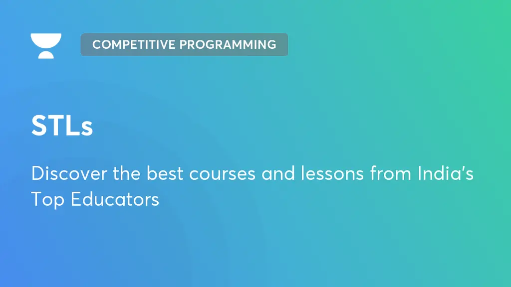Additional Concepts in C++ | Competitive Programming | Unacademy