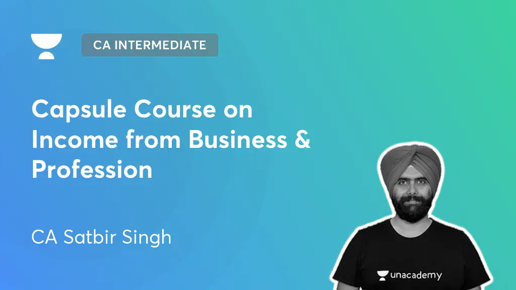 CA Intermediate Capsule Course on from Business & Profession