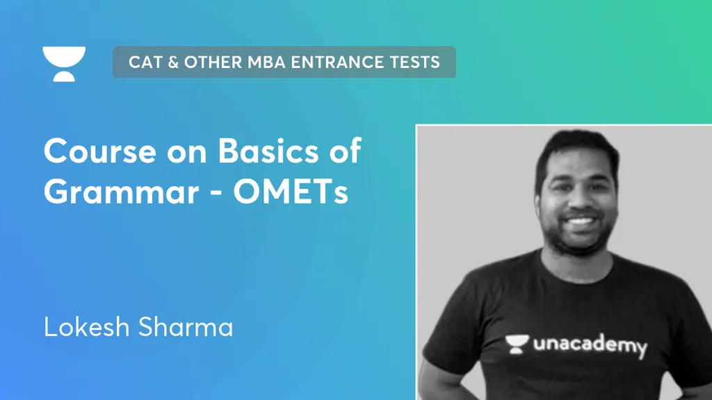 CAT & Other MBA Entrance Tests - Course on Basics of Grammar - OMETs by ...