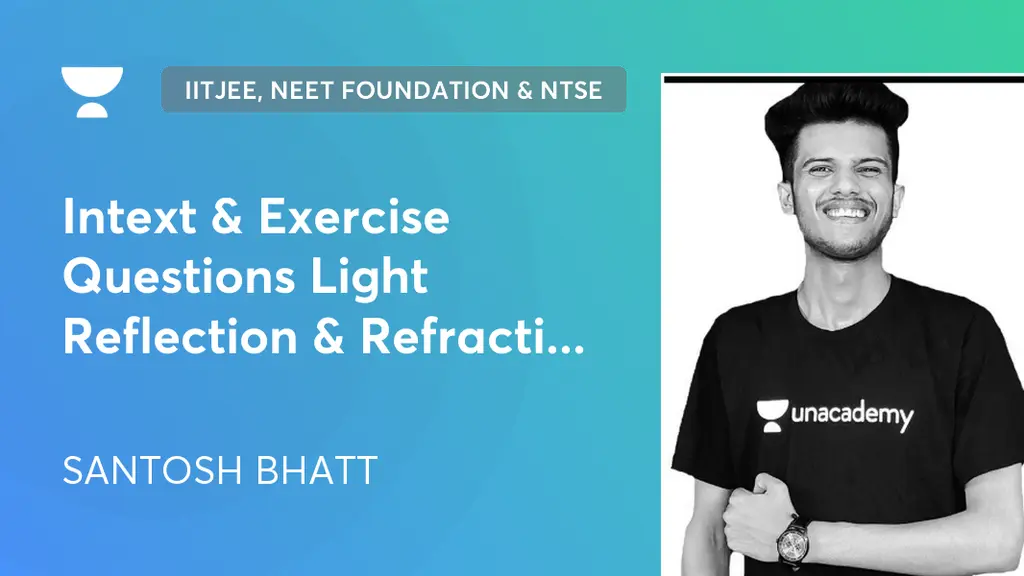 Foundation - Intext & Exercise Questions Light Reflection & Refraction