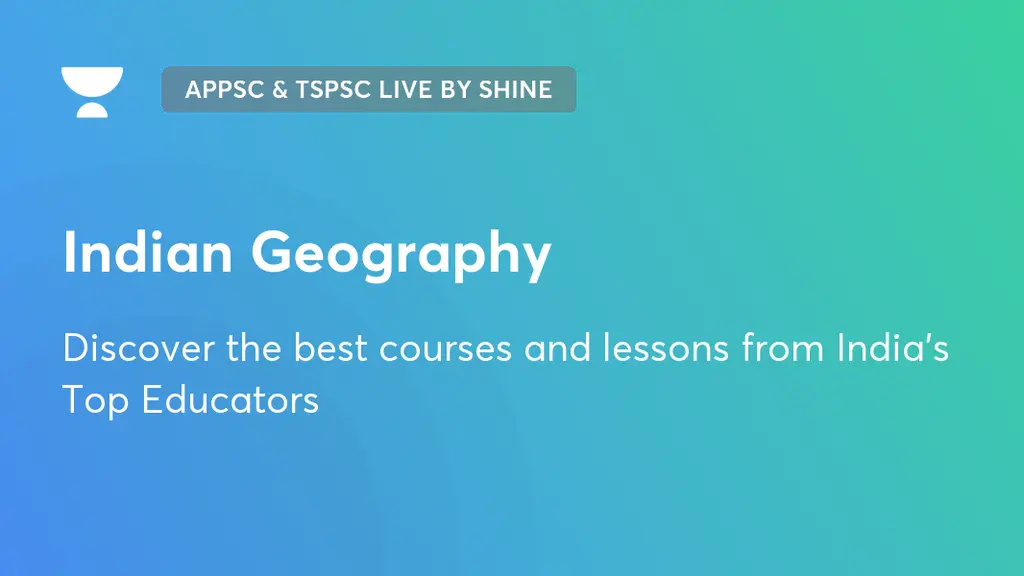 Indian Geography APPSC & TSPSC Live by Dreams InstituteDormant