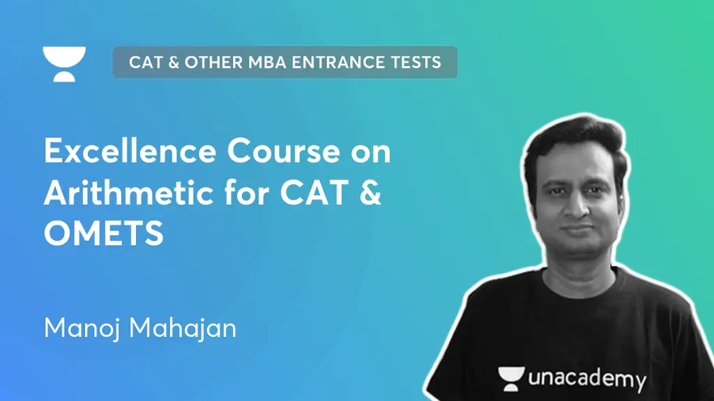 CAT & Other MBA Entrance Tests - Excellence Course on Arithmetic for ...