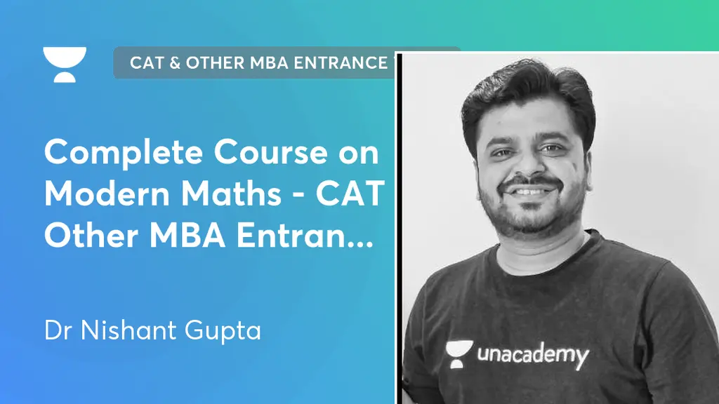 CAT & Other MBA Entrance Tests - Complete Course on Modern Maths - CAT ...