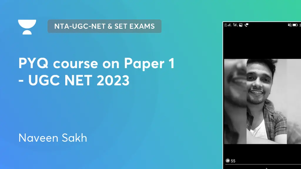 NTA-UGC-NET & SET Exams - PYQ course on Paper 1 - UGC NET 2023 by Unacademy