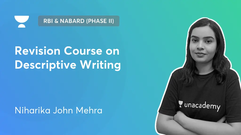 Bank Regulatory Body Exams Revision Course on Descriptive Writing by