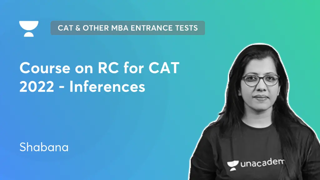 CAT & Other MBA Entrance Tests - Course on RC for CAT 2022 - Inferences ...