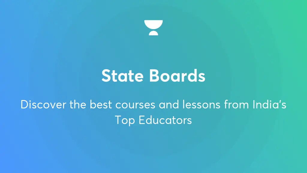 Prepare for State Boards from India’s best Educators.