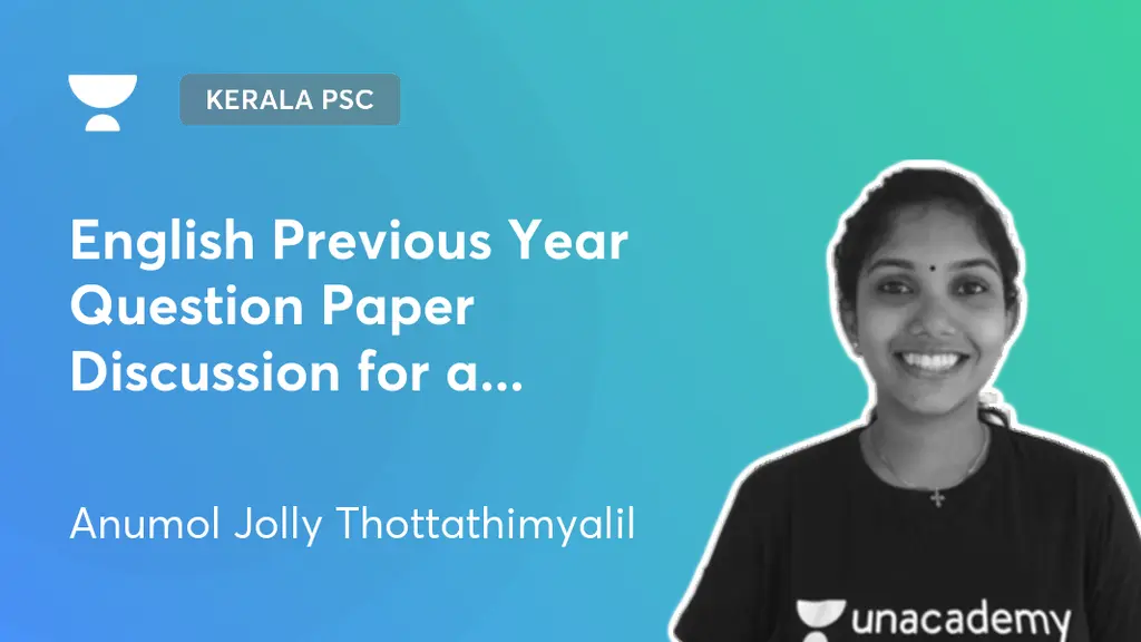 Kerala PSC - English Previous Year Question Paper Discussion for all ...
