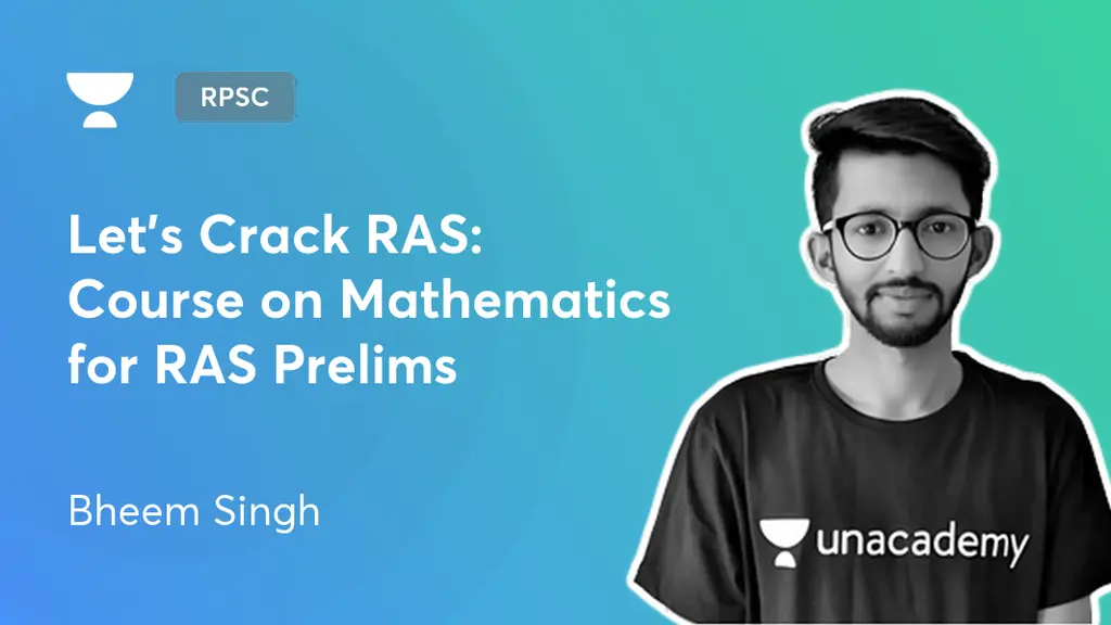 Rajasthan State Exams - Let's Crack RAS: Course on Mathematics for RAS ...
