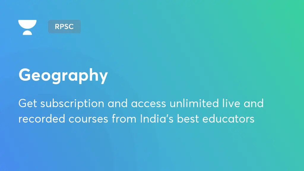 Geography of Rajasthan | Rajasthan State Exams | Unacademy