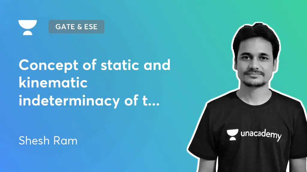 GATE & ESE - Civil - Concept of static and kinematic indeterminacy of ...