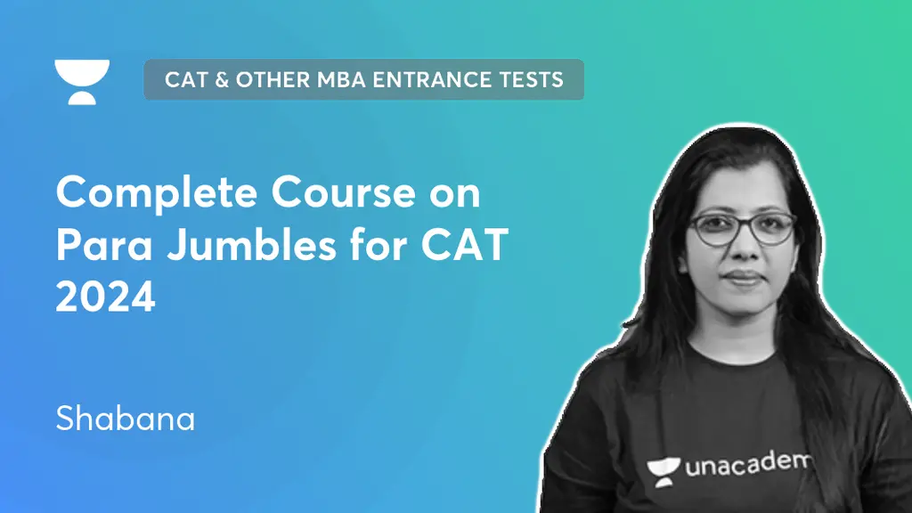 CAT & Other MBA Entrance Tests - Complete Course on Para Jumbles for ...