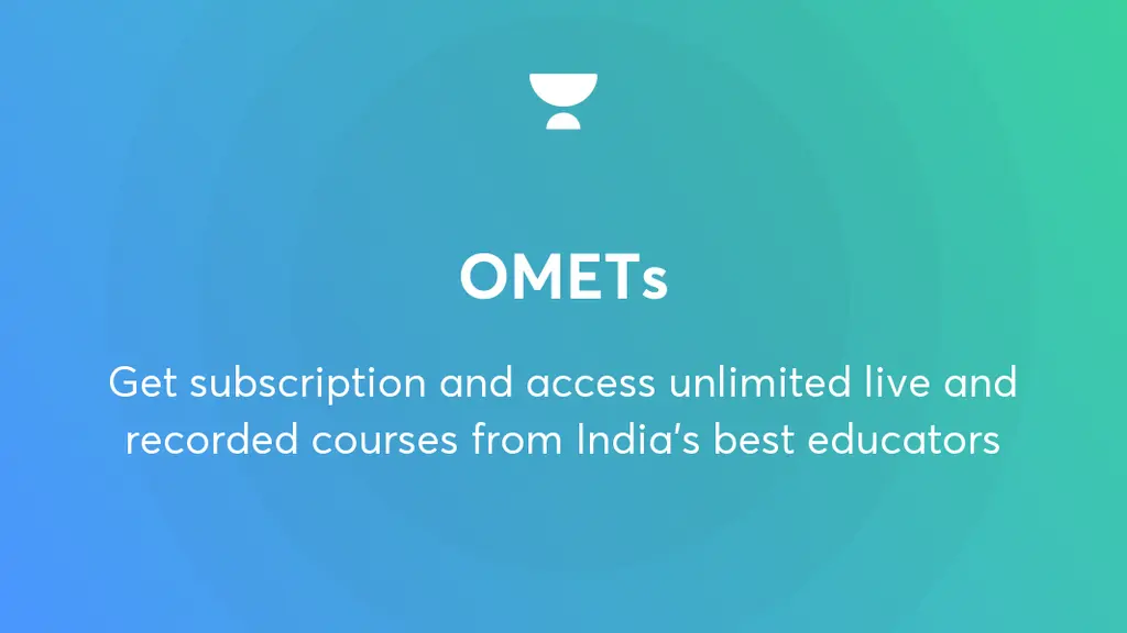 Prepare for OMETs from India’s best Educators.