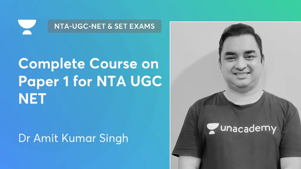 NTA-UGC-NET & SET Exams - Complete Course on Paper 1 for NTA UGC NET by ...